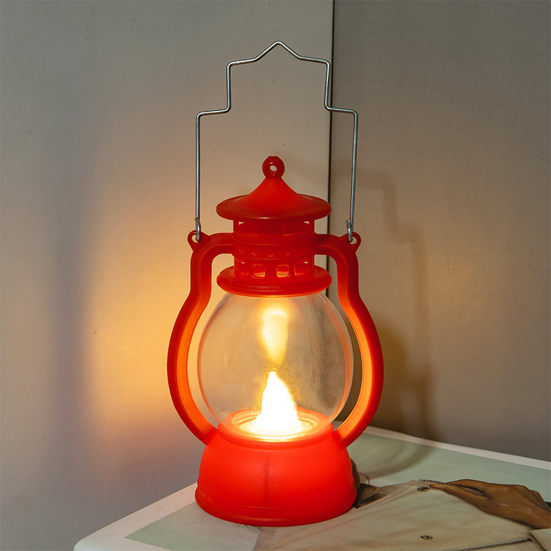 Lampe poney rouge [style mèche]