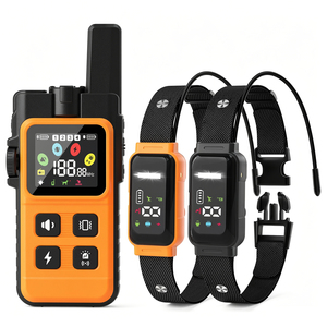 Collier anti-aboiement <span class=keywords><strong>progressif</strong></span> sûr et rechargeable pour chien, avec fonctions de bip, vibration, choc statique, répulsif et émetteur radio FM - Product Image 1