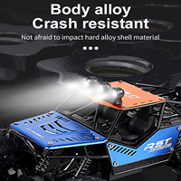 EPT 1:18 4CH Alloy RC Rock Crawler 4WD Off Road Climbing Truck All Terrain Remote Control Car LED Light Rechargeable