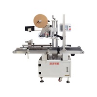 Machine d'étiquetage à angle plat automatique, contrôle PLC, sac en plastique auto-adhésif, boîte en carton alimentaire, autocollant