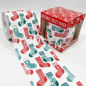 Rouleaux de <span class=keywords><strong>papier</strong></span> <span class=keywords><strong>toilette</strong></span> personnalisés, <span class=keywords><strong>papier</strong></span> <span class=keywords><strong>toilette</strong></span> joyeux noël, agenda, fêtes de noël - Product Image 1