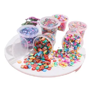 Kutusu 25ml reçine polimer kil sprinkles diy krem tutkal telefon kılıfı şeker aşk çiçek dekorasyon aksesuarları balçık