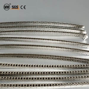 Chaîne anti-courbure latérale polyvalente 06CF31SS pour actionneurs de fenêtre, avec couple élevé pour le poussage de fenêtres à battants lourds - Product Image 1