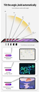 ปากกาสไตลัสโลหะคุณภาพสูงสำหรับ iPad A16 รุ่นที่ 12 และ Pro/Air รองรับการชาร์จแบบไร้สาย ป้องกันการสัมผัสโดยฝ่ามือ และรองรับการเอียง - Product Image 3