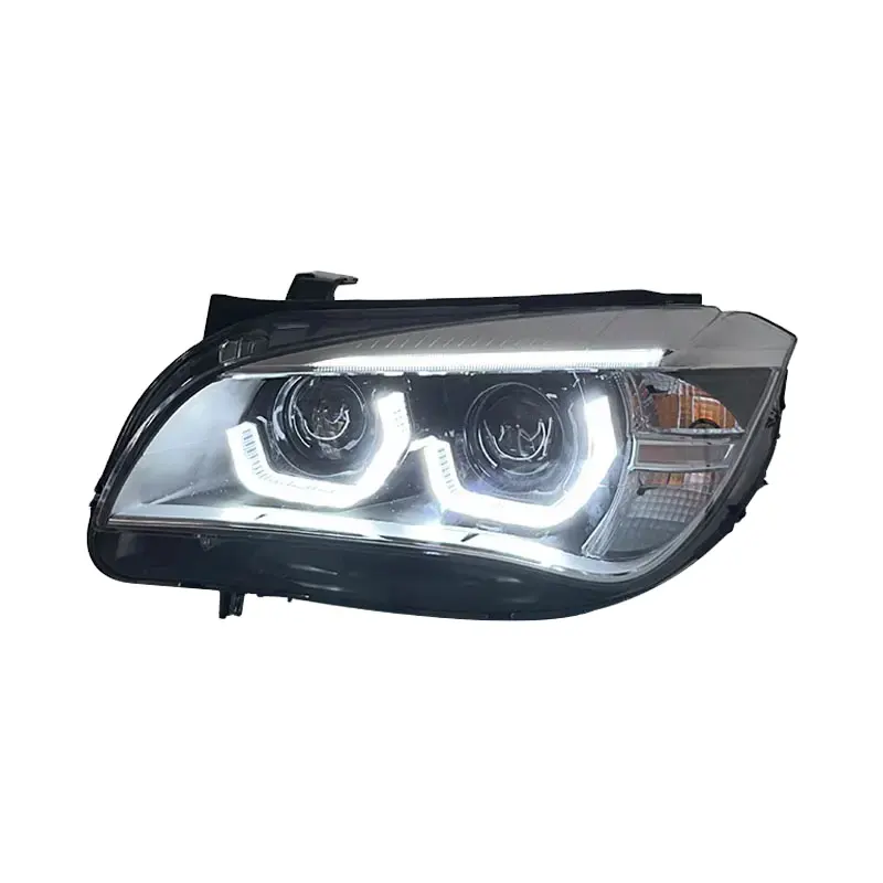 Farol LED modificado para BMW X1 E84 2010-2015 lente laser DRL lâmpada de cabeça de sinalização para BMW