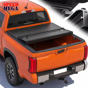 Hard Tri-Fold Tonneau Cover Toyota Tundra 6.5ft Bed Aluminum Tri-Folding Waterproof Bed Cover No Drill Anti-Theft 450kg Load - Product Image 2