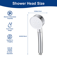 Pommeau de Douche Puissant à 5 Fonctions (Chaud/Froid, Cascade, Brume, Pluie, Ventilateur) Étanche – Fournisseur Fabricant