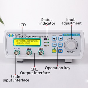 Generador de Señales Digitales de Doble Canal MHS-5200A de 6MHz, Generador de Señales DDS, Mini USB, Generador de Frecuencia de Forma de Onda Arbitraria - Product Image 3