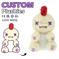 Boneka Plush Kustom Berkualitas Tinggi MOQ Rendah Ramah Lingkungan Boneka Hewan Isi Dakron Kustom Mainan Lembut Kustom Sebagai Hadiah untuk Anak-Anak