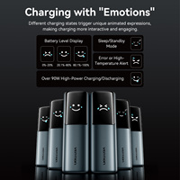 Banque d'alimentation portable Vention avec écran TFT universel, 20000 mAh, charge rapide, banque d'alimentation pour ordinateur portable