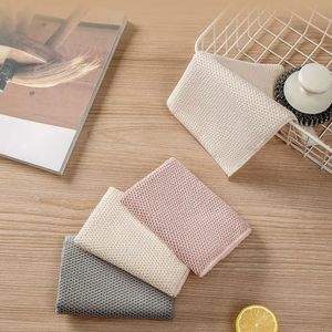 ผ้าเช็ดทำความสะอาดเมล็ดข้าวโพดพรีเมียม หนาพิเศษ ซึมซับน้ำมันและน้ำได้ดี ผ้าเช็ดจานในครัว นุ่ม แห้งเร็ว ผ้าไมโครไฟเบอร์นำกลับมาใช้ใหม่ได้ - Product Image 1