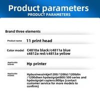 Compatible avec la tête d'impression HP11, les imprimantes HP500, HP800, 510, HP1000 et les traceurs de vêtements – Fabriqué en Chine