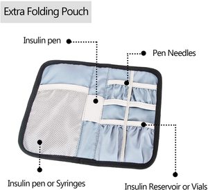 Bút Tiểu Đường Hai Lớp Hộp Đựng <span class=keywords><strong>Glucose</strong></span> <span class=keywords><strong>Meter</strong></span> Trường Hợp Du Lịch Tiểu Đường - Product Image 4