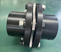 OEM 45 #   Accouplement en acier noir, simple, en acier inoxydable SUS301, avec clé, pour moteur et pompe, OD126 L196 ID15-50mm, personnalisé