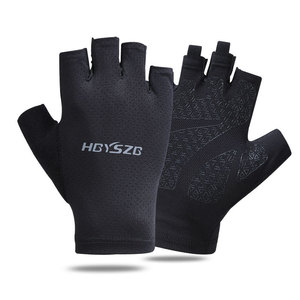Gants de vélo demi-doigts antidérapants en gel pour sports de plein air et fitness - Product Image 3