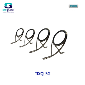 Anneau en titane Seaguide TiXQG SIC, guide anti-emmêlement, cadre incliné à double <span class=keywords><strong>pied</strong></span> RS LS pour cannes à pêche à lancer et à mouche, 1 pièce - Product Image 1