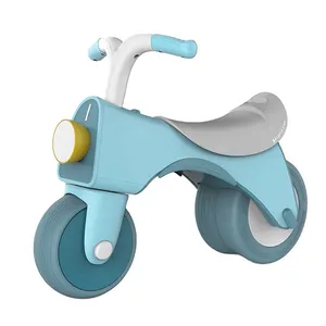 Roda de reboque para crianças, carro, bicicleta, equilíbrio, crianças, passeio no carro, equilíbrio, sem pedal, com música e luz