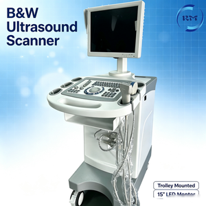 Carrito de Ultrasonido Modo B al Mejor <span class=keywords><strong>Precio</strong></span>, Carrito con Monitor de 15 Pulgadas, Multifrecuencia, Mediciones OB/GYN para Diagnóstico en Hospitales y Clínicas - Product Image 3