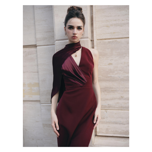 Para vestidos de mujer modernos, aspecto elegante, fábrica de Vietnam, Enzo Leo, ajuste cómodo, ropa OEM, Material duradero, vestidos formales para mujer - Product Image 1