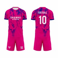 Übergrößen Atmungsaktive Komfortable Fußball-Trikot-Sets Oberteile Hosen Shorts für Herren Damen Unisex Athletische Sport-Trainingskleidung