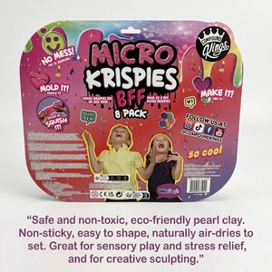 Cross-border Children Toy Sand Playing House Space Sand Compound Kings Micro Krispies BFF 8Pack Set Ultra <b>Magic</b> Pearl Mud - Product Image 4