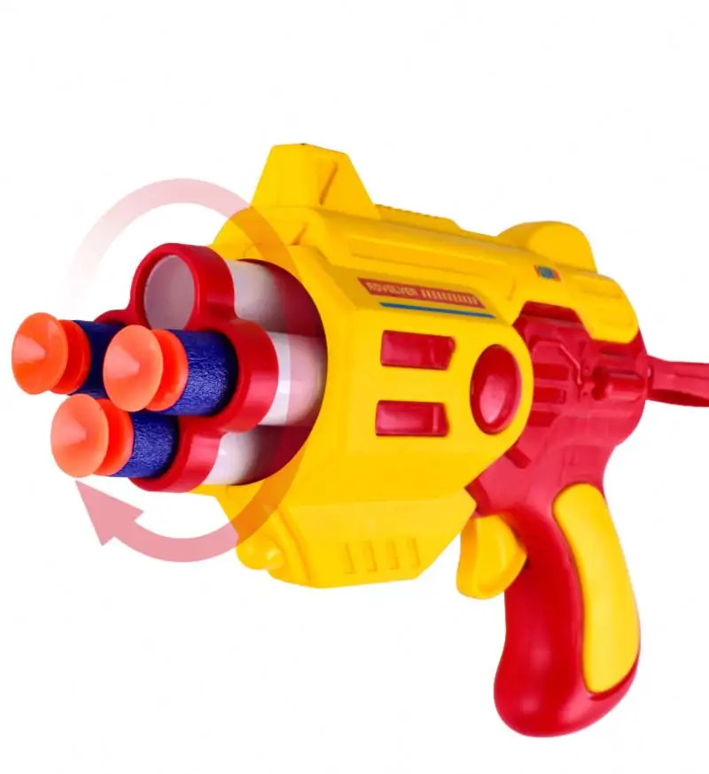 بندقيات لعبة للأطفال الأكثر مبيعًا بندقيات بلاستيكية آمنة لإطلاق النار للأطفال لعبة إطلاق النار على الهدف لتدريب الأطفال على الرصاص بالرغوة