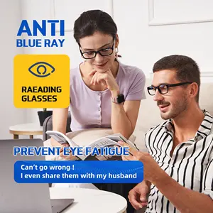 厂家价格阅读器防蓝光眼镜柔性TR材料女男老花镜批发