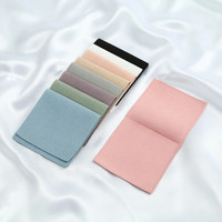 Pochettes en velours pour bijoux, sacs cadeaux de mariage écologiques et recyclables, modèle crème OPP, couleur personnalisée, sac cadeau de mariage