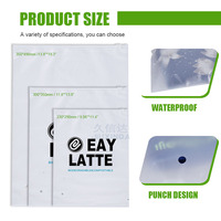 Emballage écologique pour t-shirt, sachets biodégradables pour vêtements personnalisés, 100 pièces