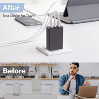 65 W PD Tipo C Carga súper rápida USB C Cargador de pared 25W Cargador para Samsung 25 65 Watt EE. UU. Enchufe DE LA UE