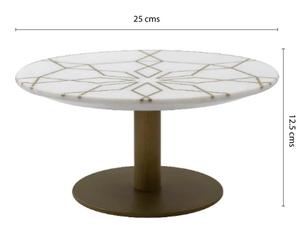 Venta al por mayor de soporte de la torta espaciador de la torta de polvo de oro metálico para el evento del banquete de boda y restaurante - Product Image 5