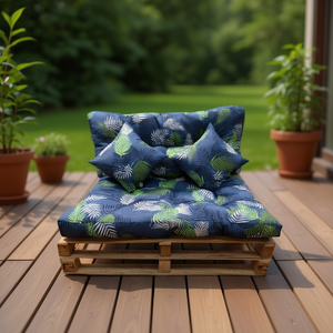 Cojin de Asiento Acolchado de Algodón de 10CM y Almohada Cojin De Paret -4 - Product Image 1