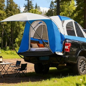 Tente pour pick-up 4-5 personnes, installation rapide, tissu Oxford, imperméable, protection solaire, protection contre la pluie, protection UV, camping trois saisons, extérieur - Product Image 4
