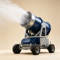 Canon à brouillard haute pression pour la lutte contre la poussière sur les chantiers de construction et la protection de l'environnement