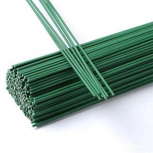 Tiges de fleurs en caoutchouc de 2 mm pour tiges de chenille et nettoyeurs de tuyaux, couleur verte - Product Image 5