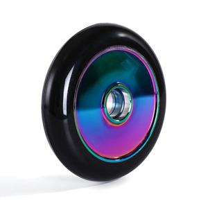 Vente en gros de roues de <span class=keywords><strong>trottinette</strong></span> freestyle Rainbow Pro Neo Chrome Hollow Core en caoutchouc PU 110 mm <span class=keywords><strong>MGP</strong></span> Envy Kick Scooters, plusieurs couleurs - Product Image 6