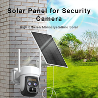 Petit panneau solaire pour caméra ip CCTV alimentation solaire 5V USB 3m câble de charge panneau solaire 3.5W nouveau système d'énergie solaire