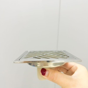 Drenaje de Piso de Acero Inoxidable 8001, 10x10, Antidesodorante, Doble Uso, Trampa para Lavabo de Baño - Product Image 5