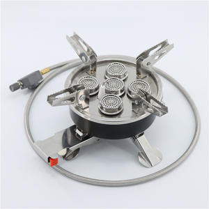 Réchaud <span class=keywords><strong>de</strong></span> camping portable léger à <span class=keywords><strong>gaz</strong></span> <span class=keywords><strong>butane</strong></span>, allumage manuel, conception séparée, pique-nique, barbecue, acier inoxydable, aluminium - Product Image 1