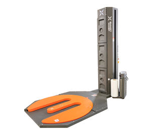 Machine d'emballage de palettes à plateau tournant de type M SMART WASP pour chariot élévateur avec taux de pré-étirement de 300% et certificat CE, coupe automatique du film - Product Image 5