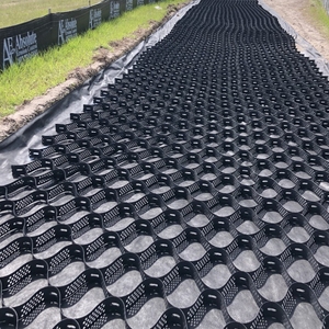 Géocellules texturées en HDPE pour allées, <span class=keywords><strong>stabilisateur</strong></span> de <span class=keywords><strong>gravier</strong></span> en plastique, protection de pente en géotextile - Product Image 5