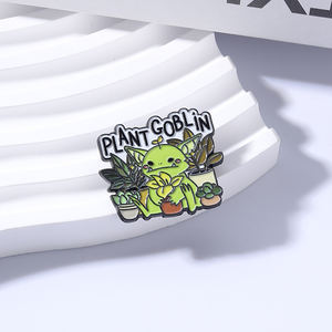 Broche Personnage de Plante-Magicien Mignonne avec Impression UV, Badge de Revers pour Sacs, Bijoux de Mode, Cadeaux pour Amis - Product Image 2