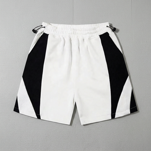 <b>Men</b> Contrast Binding Color Blocking Swim <b>Trunk</b> Drawstring Shorts Regular Fit Breathable Woven Spandex Polyester - Product Image 3