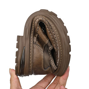 Заводская поставка 4 сезона ручной работы натуральная кожа мужская повседневная обувь - Product Image 4