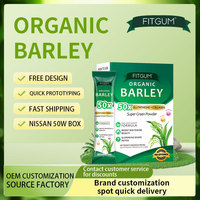 Poudre de Barley et de Blé d'Asie du Sud-Est pour le Commerce Transfrontalier, Sachet de 45g, Boisson avec Durée de Conservation de 18 Mois