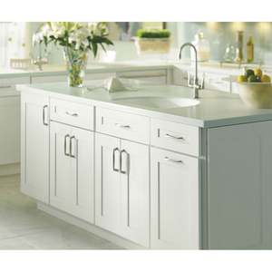 Vente chaude, prix d'usine, armoires de cuisine blanches personnalisées, style shaker, armoires de cuisine américaines, rangement modulaire, garde-manger avec îlot - Product Image 5