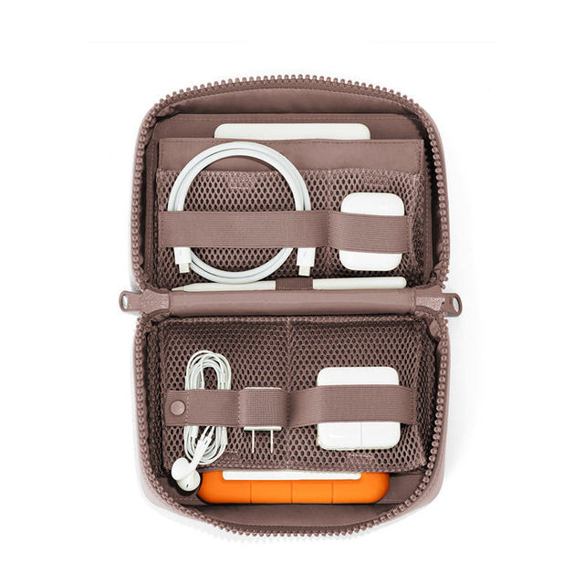 Hot Selling High Quality Neoprene Zipper Portable Lightweight Large Capacity Tech Bag for Travel Custom Electronics Organizer