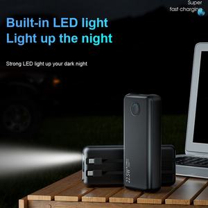 Batterie externe portable universelle avec logo de voyage, charge rapide PD22.5W, 10000mAh, écran LED, pour téléphone portable - Product Image 6