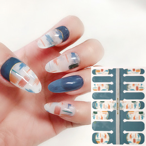 Envolturas de uñas láser con brillo de pegatinas de uñas OEM sin fábrica - Product Image 2