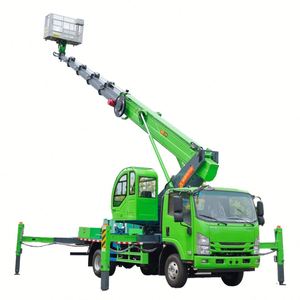 รถบรรทุก ISUZU ELF 30M 4x2 พร้อมกระเช้ายกสูงสำหรับงานที่สูง  ดีเซล  แท่นยกแบบยืดหดได้  ระบบควบคุมไฮดรอลิกแบบแมนนวล  มาตรฐานยูโร 6 - Product Image 1